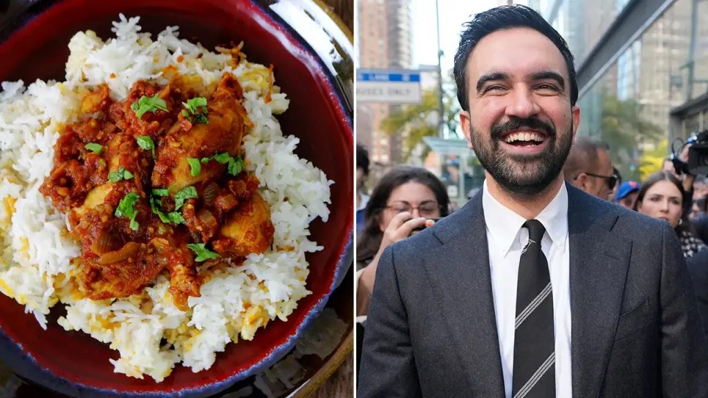 Candidate for NYC mayor, Zohran Mamdani, stirs discussion by eating rice with his hands