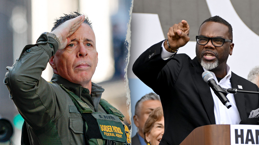 Chicago mayor likens images from Border Patrol raids to lynchings and racism.