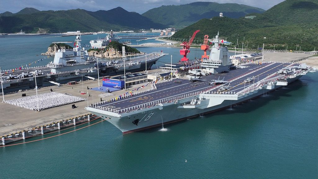 China launches Fujian aircraft carrier in significant military achievement