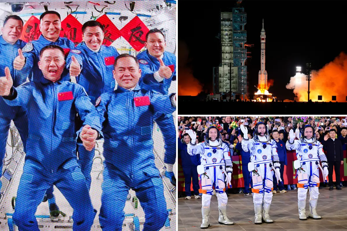 Chinese Shenzhou-20 astronauts start their journey back to Earth after debris hit their spacecraft.