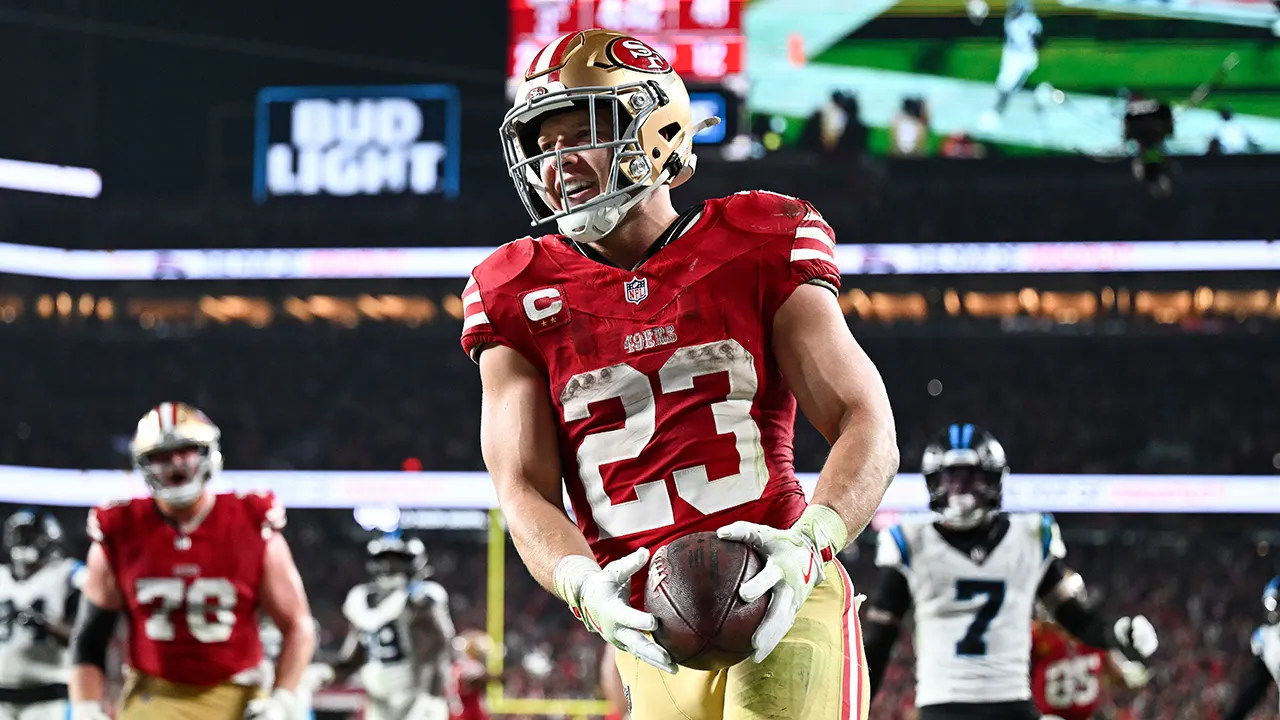 Christian McCaffrey propels the 49ers to victory over his old Panthers team on Monday night.