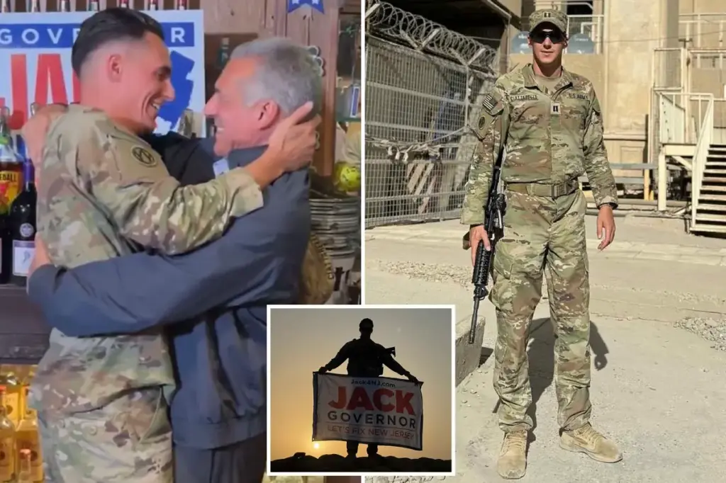 Ciattaraelli receives a touching surprise from his son in the Army on the night before the New Jersey election