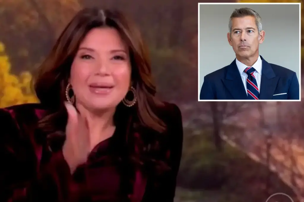 Co-host of 'The View' supports Sean Duffy's suggestion to improve airport attire