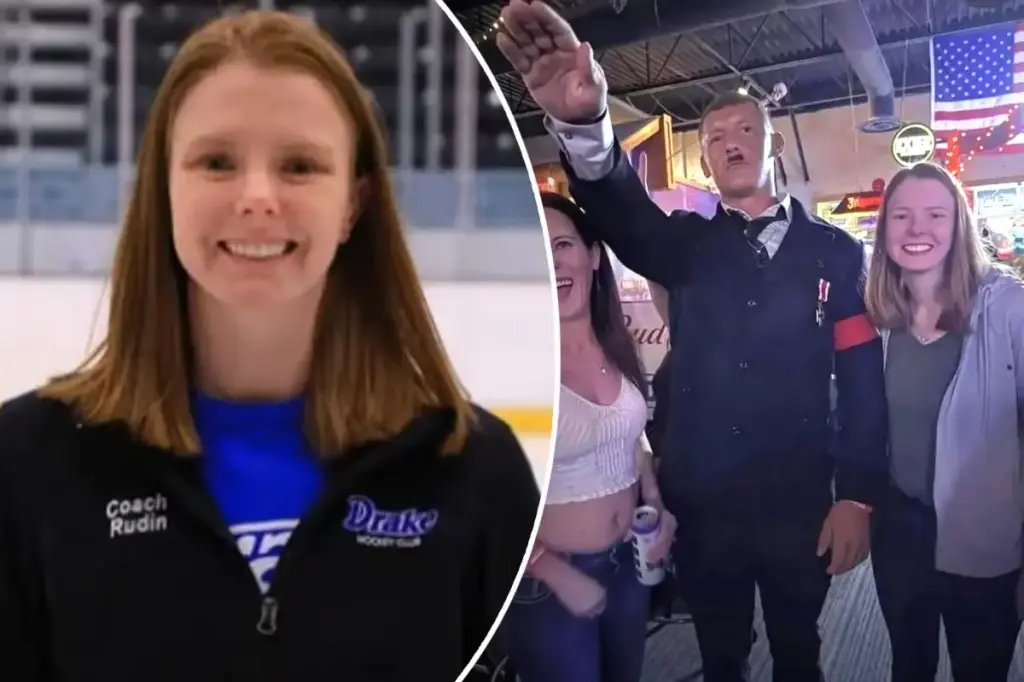 College hockey coach dismissed following Halloween picture featuring individual in Hitler outfit