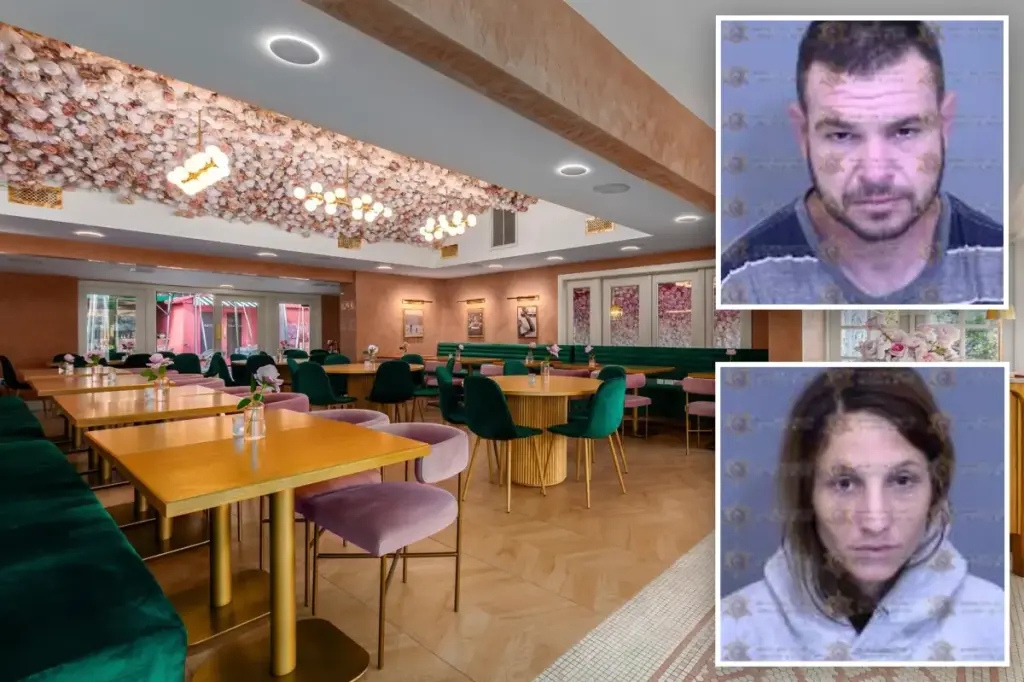 Couple caught on camera having sex in Arizona restaurant before robbing it taken into custody