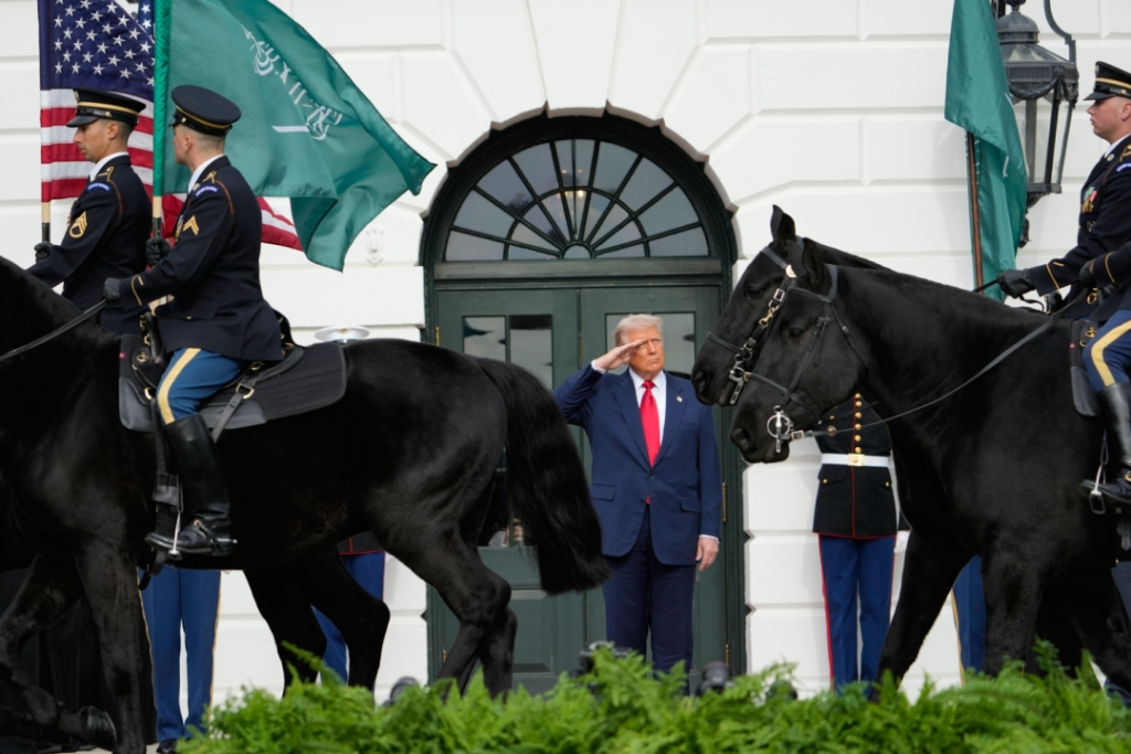 Crown prince of Saudi Arabia visits Trump and the White House for the first time since 2018: Photos