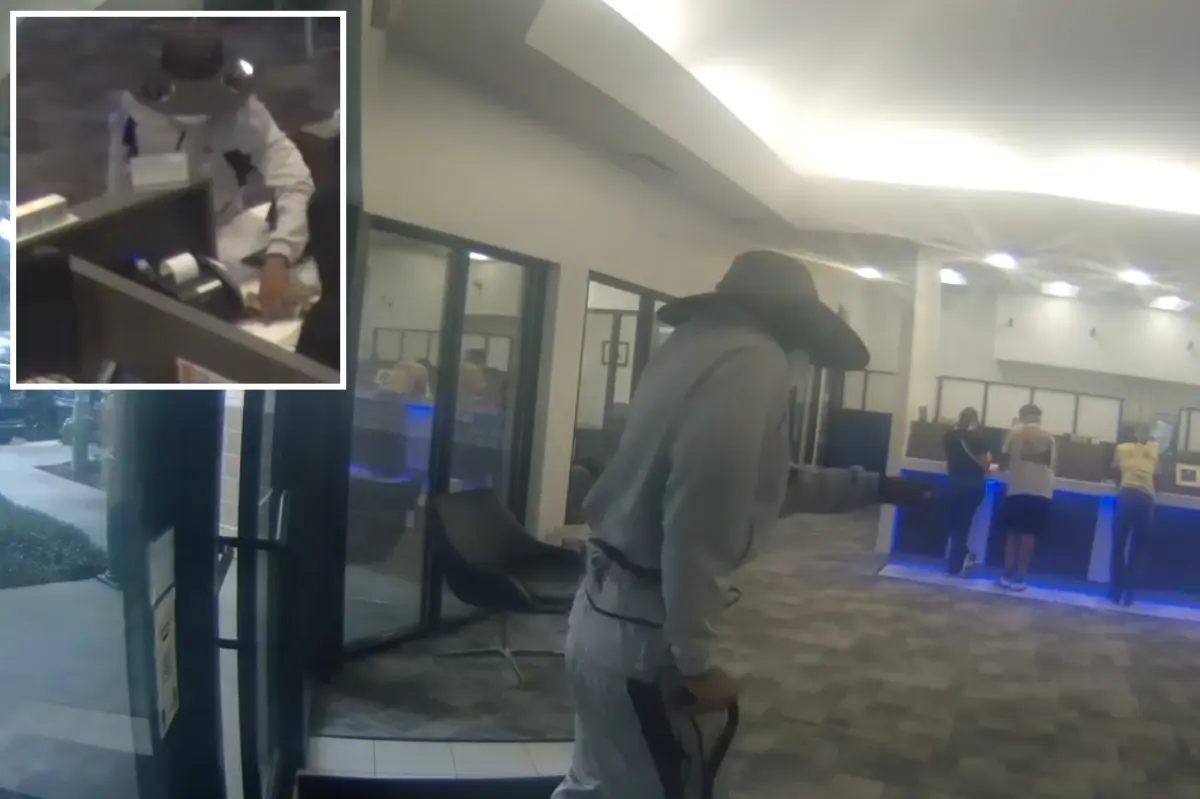 Daring bank thief pretends to be injured to execute a daytime robbery in Louisiana