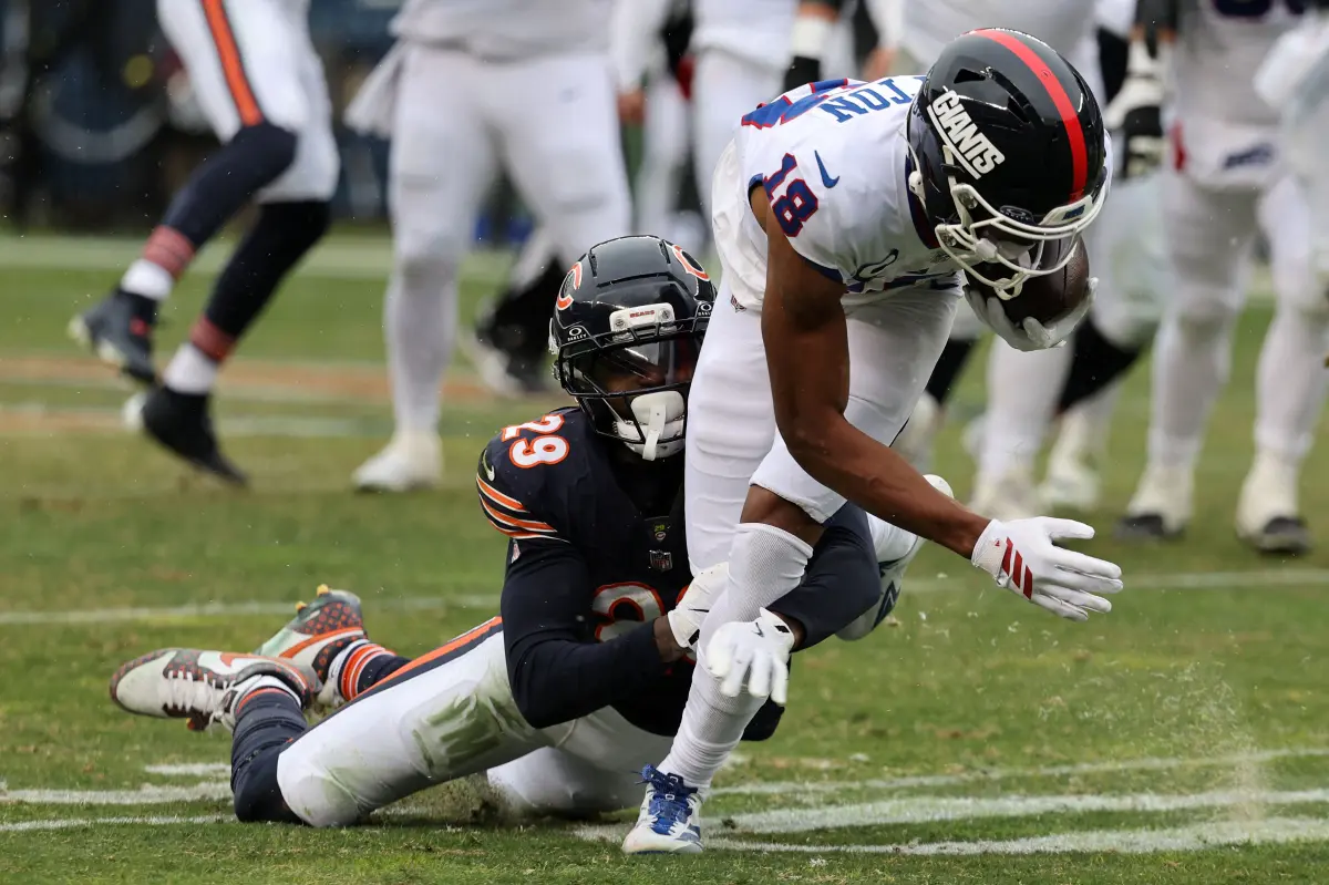 Darius Slayton of the Giants starts to excel after a difficult beginning to the season
