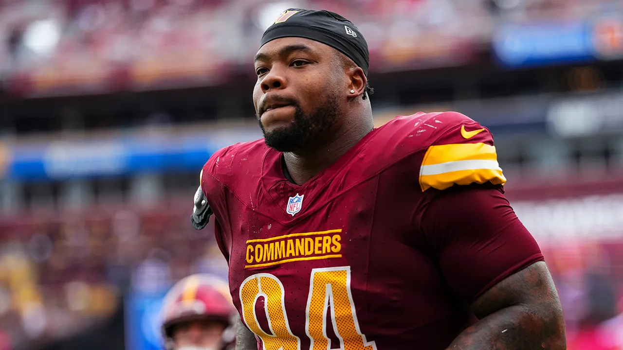 Daron Payne of the Commanders is suspended for one game.