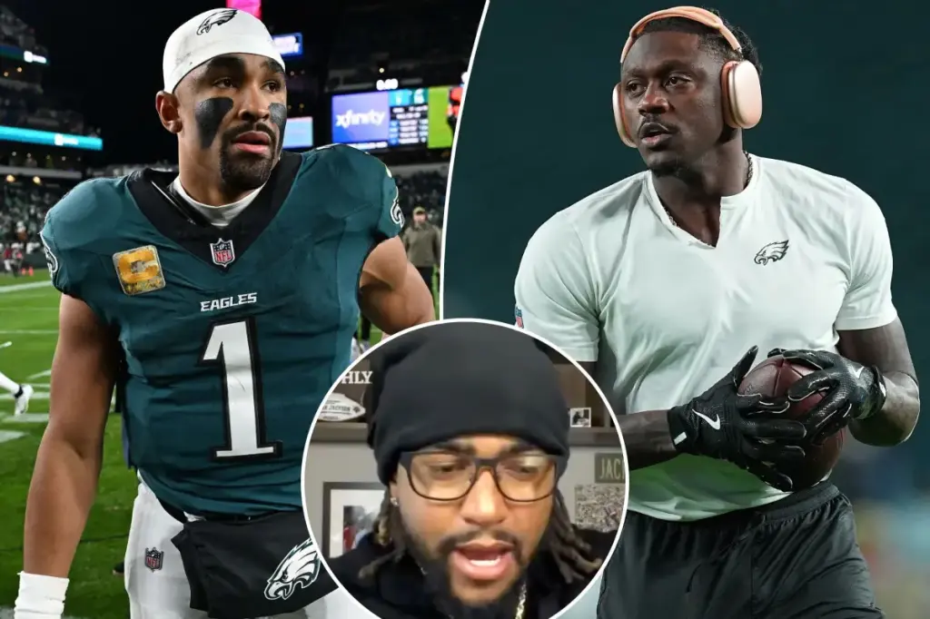 DeSean Jackson suggests a conflict between A.J. Brown and Jalen Hurts