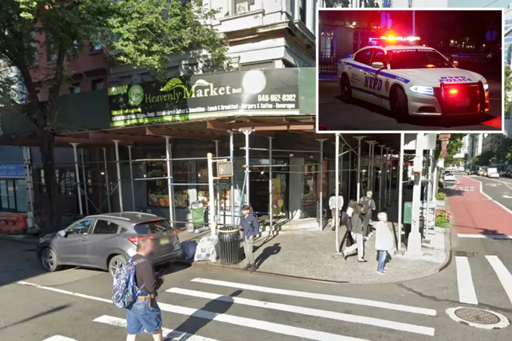 Deli employee in upscale NYC neighborhood apprehended for throwing knife at 'hostile' trespasser