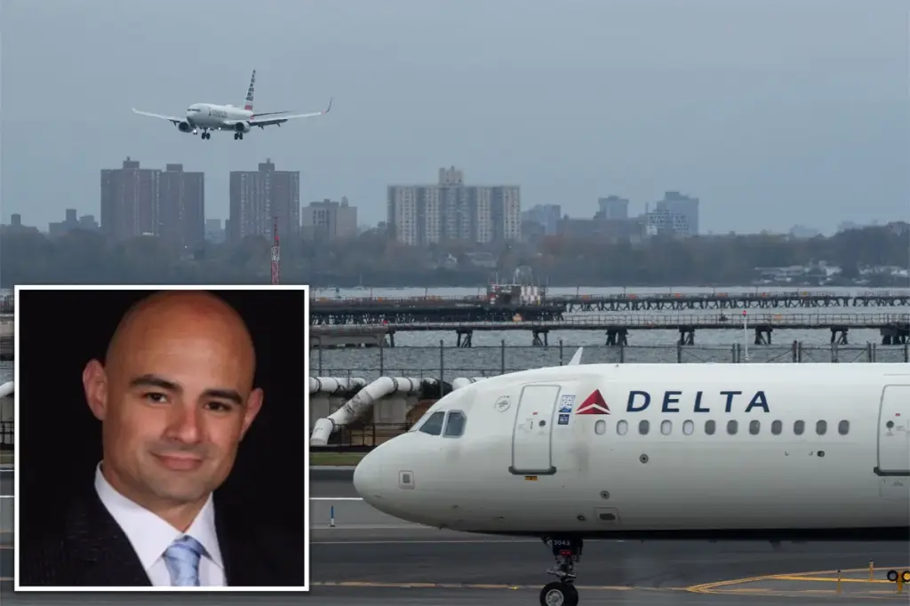 Delta executive involved in LaGuardia renovation dropped driver's keys into a storm drain during airport altercation.
