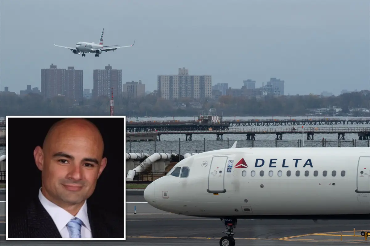 Delta executive involved in LaGuardia renovation dropped driver's keys into a storm drain during airport altercation.