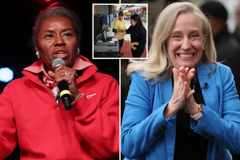 Democrat Abigail Spanberger triumphs in the Virginia governor's race against Republican Lt. Gov. Winsome Earle-Sears.