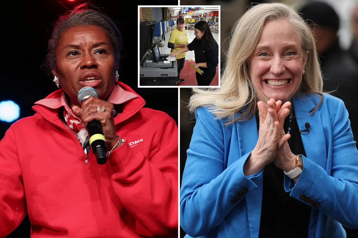 Democrat Abigail Spanberger triumphs in the Virginia governor's race against Republican Lt. Gov. Winsome Earle-Sears.