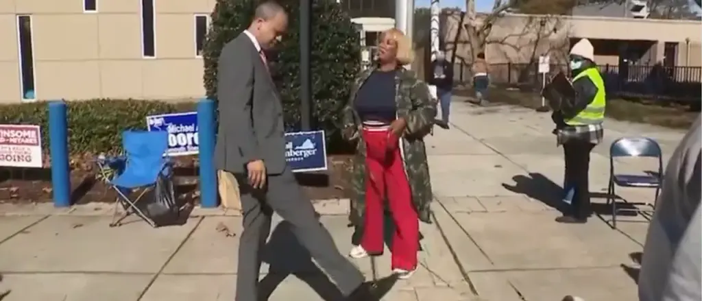 Democrat Causes Unease for Voters in Final Awkward Moment Following Strange Interaction with Dog