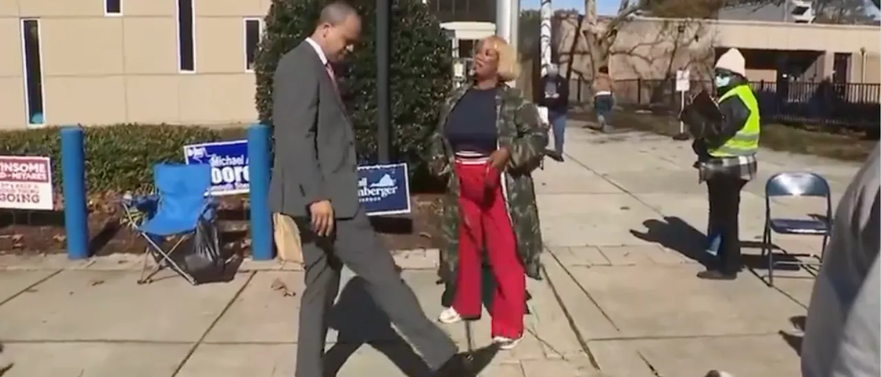 Democrat Causes Unease for Voters in Final Awkward Moment Following Strange Interaction with Dog