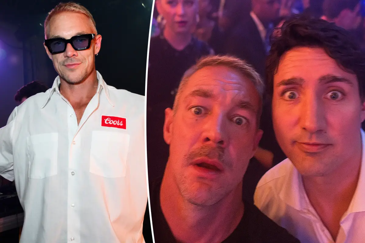 Diplo jokes with fans by sharing a selfie with Justin Trudeau after surprising dating rumors