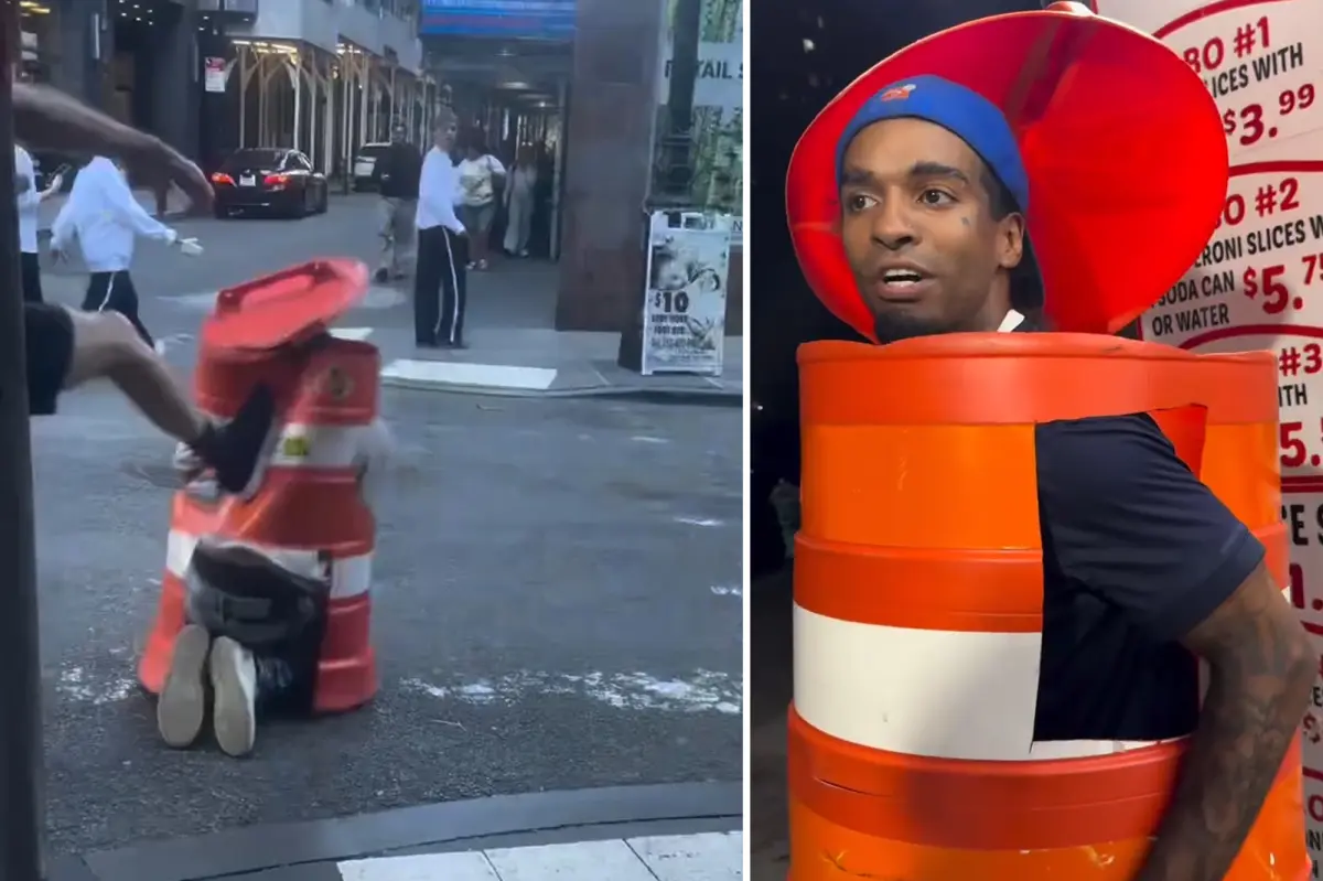 Disliked NYC street prankster gains attention after receiving a 'justified' kick from their target
