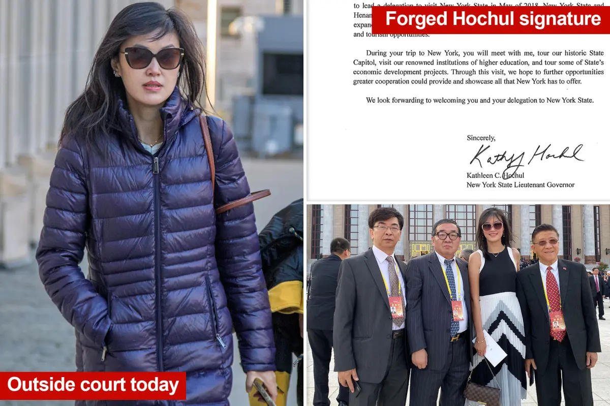 Documents suggest alleged Chinese spy Linda Sun falsified Hochul's signature, according to federal sources.