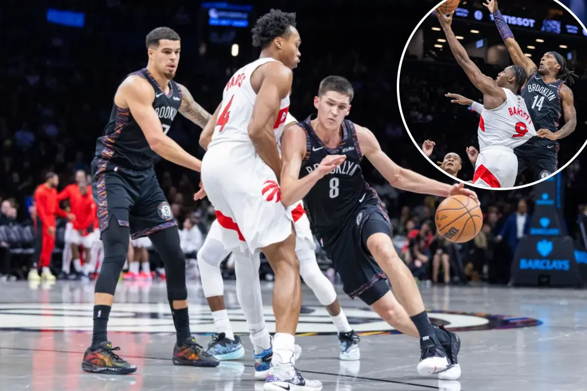 Egor Demin shines despite the struggling Nets losing to the Raptors.