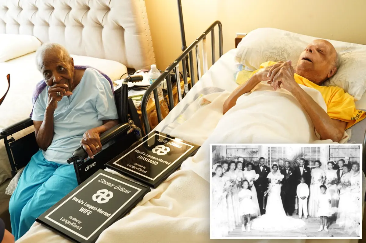 Elderly couple recognized as the 'world’s oldest married pair' offers advice on long-lasting love.