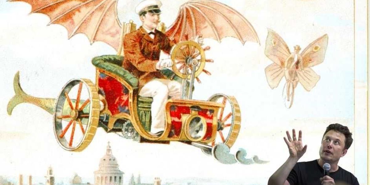 Elon Musk plans to unveil a flying car next year