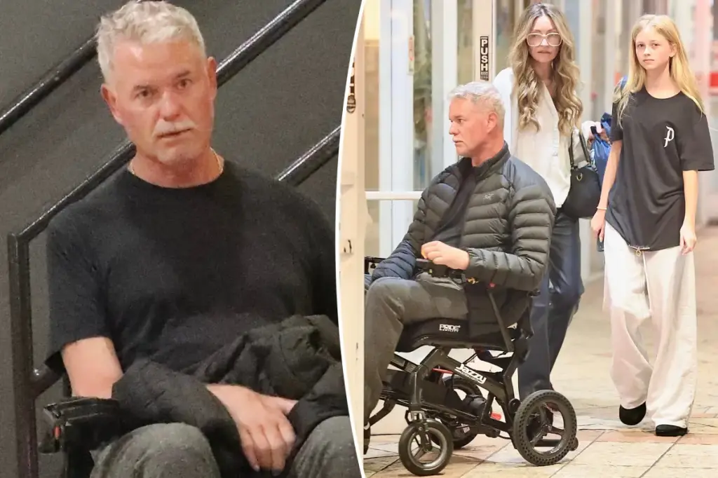 Eric Dane seen on an uncommon family outing with his wife Rebecca Gayheart