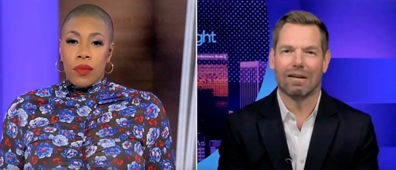 Eric Swalwell likens Trump to his 8-year-old son while defending a Democrat video urging the military to ignore orders.