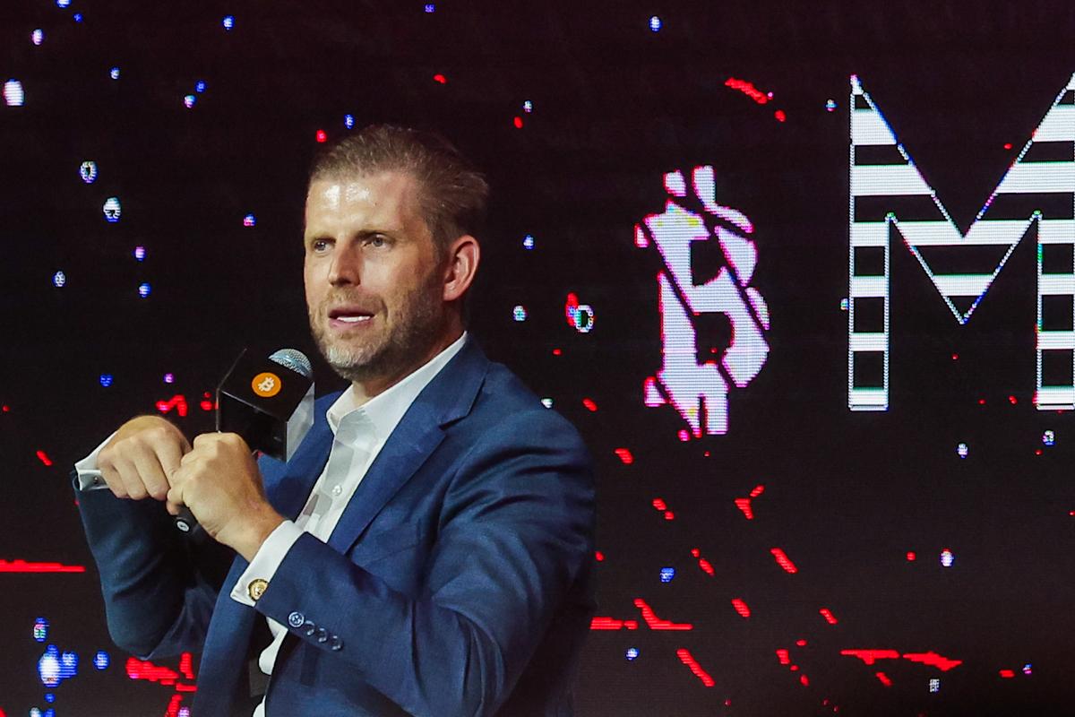 Eric Trump believes the future of finance lies in cryptocurrency