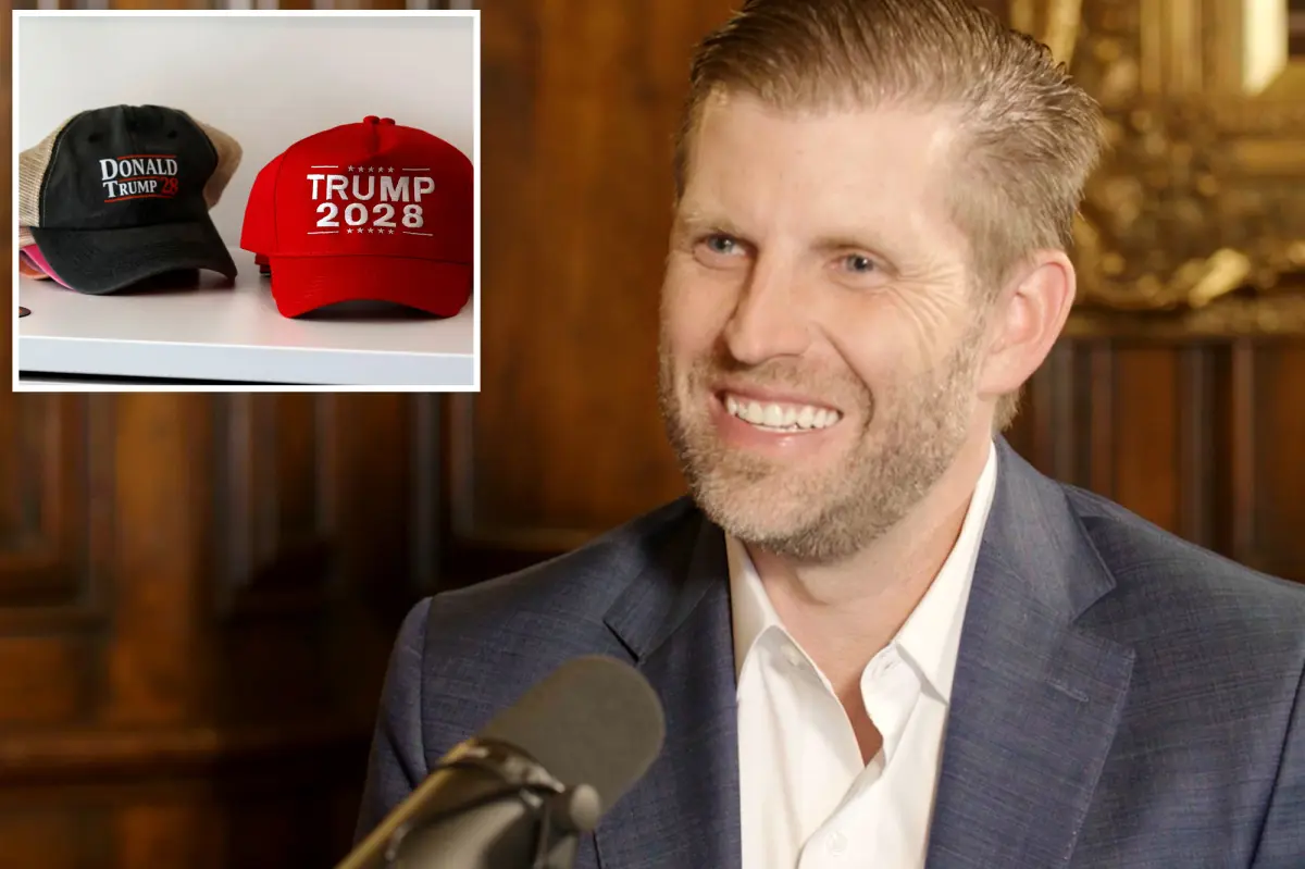 Eric Trump doesn't dismiss the possibility of his father seeking a third term - or running himself