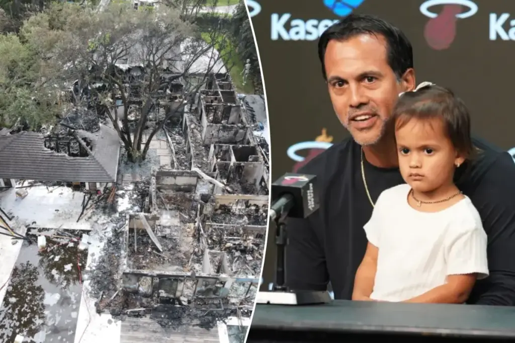 Erik Spoelstra speaks for the first time after his house fire