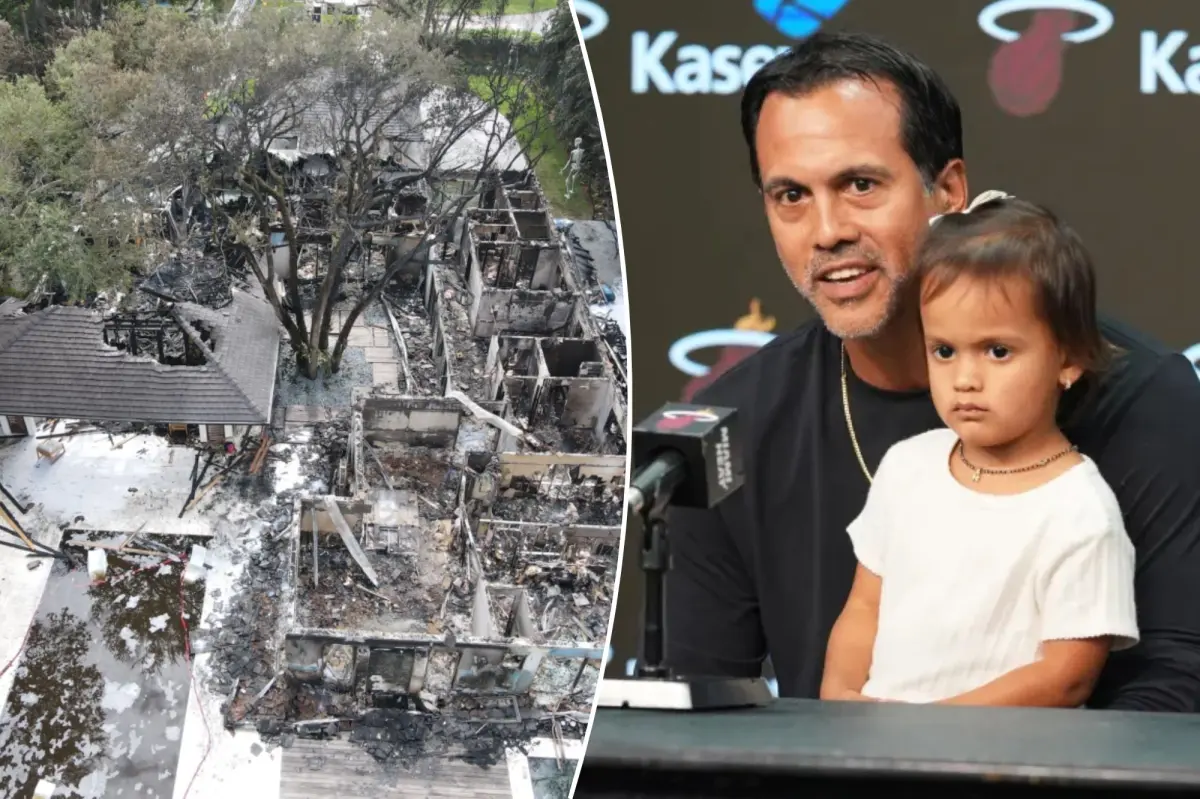 Erik Spoelstra speaks for the first time after his house fire