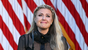 Erika Kirk opens up about her sadness and thankfulness during her first Thanksgiving without Charlie.