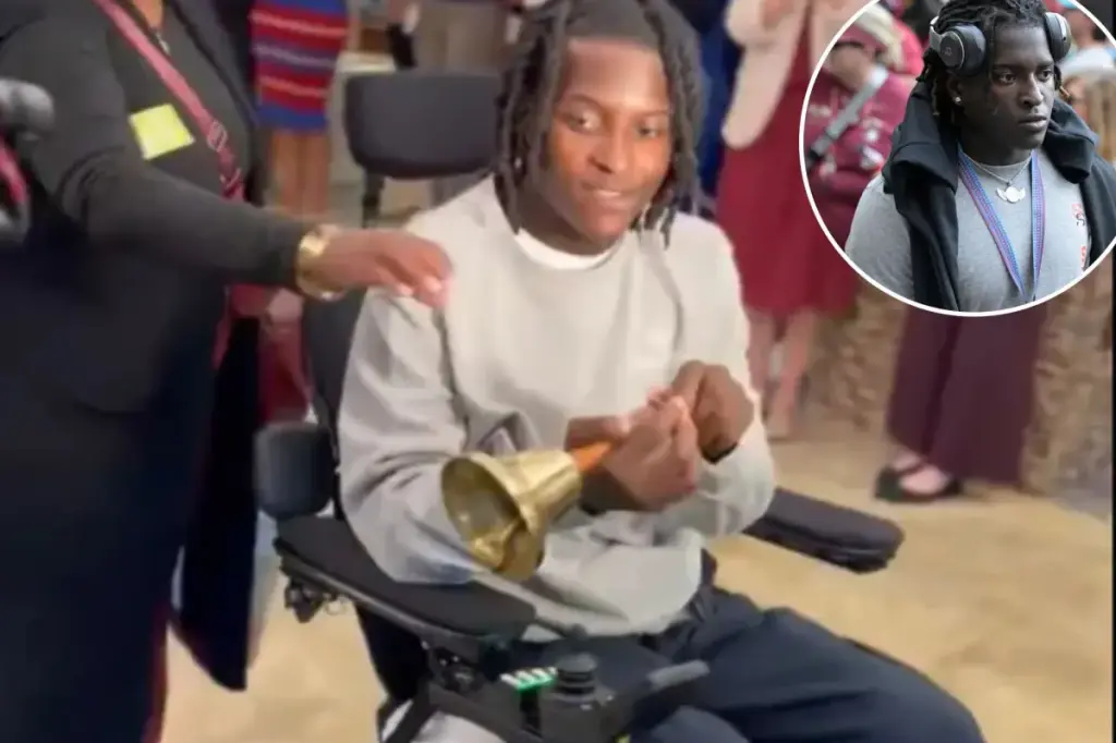 Ethan Pritchard from Florida State will go to a game months after being shot in the head.