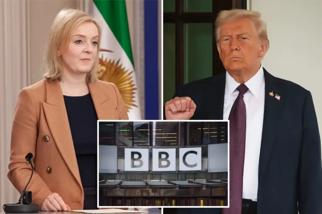 Ex-UK Prime Minister Liz Truss supports Trump regarding the BBC video controversy