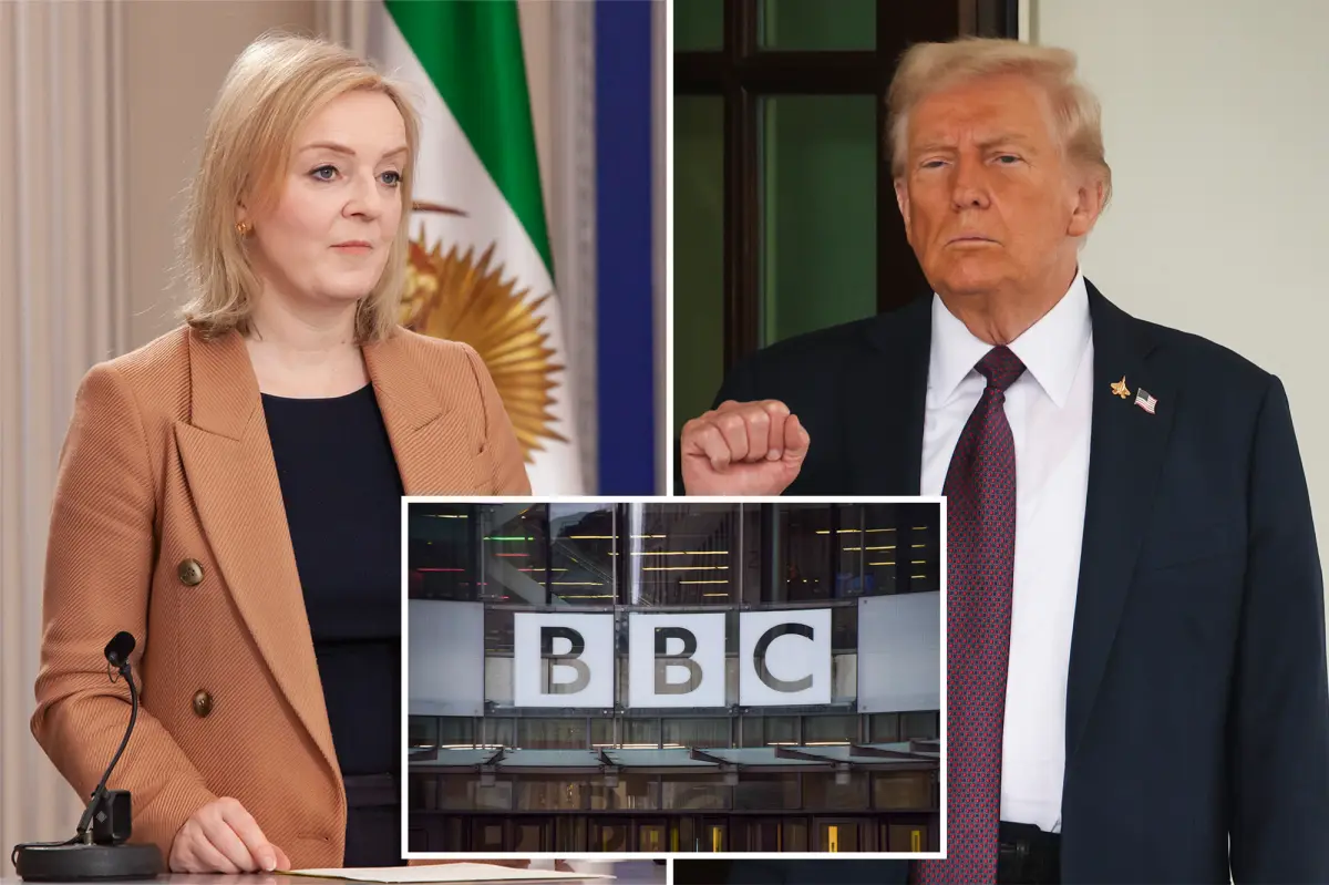Ex-UK Prime Minister Liz Truss supports Trump regarding the BBC video controversy