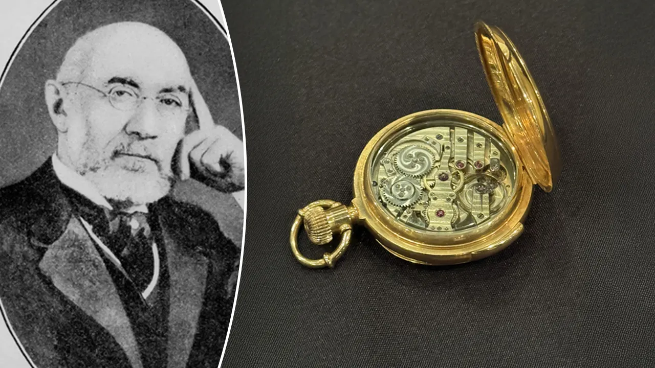 Expensive gold pocket watch of wealthy Titanic passenger could be the priciest item ever auctioned.
