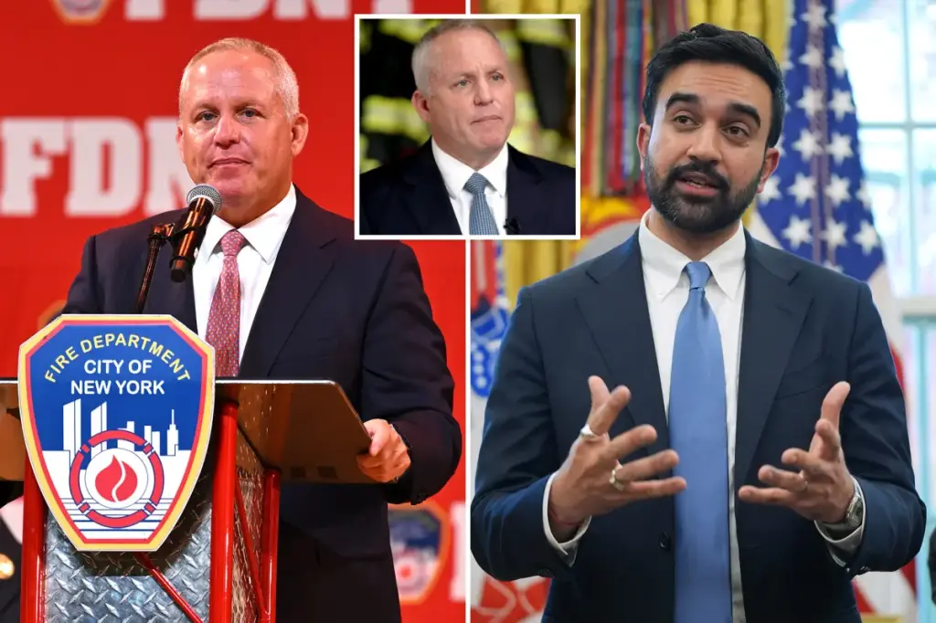 FDNY chief who stepped down after Zohran Mamdani's election shares that he hasn't heard from the new mayor.