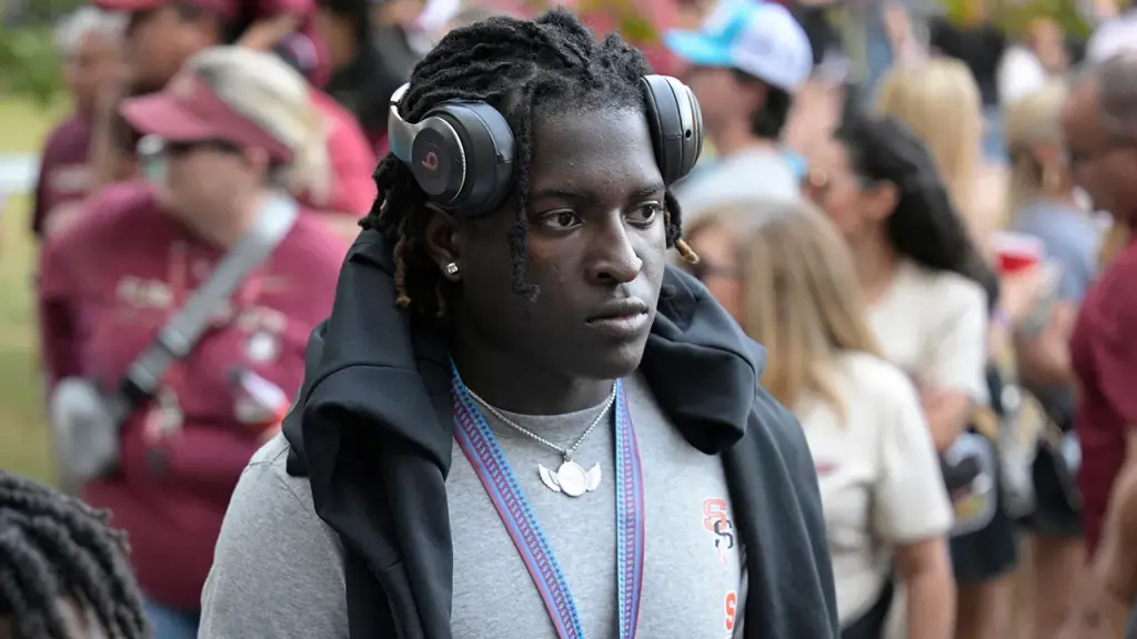 FSU football player Ethan Pritchard returns to the team after being shot