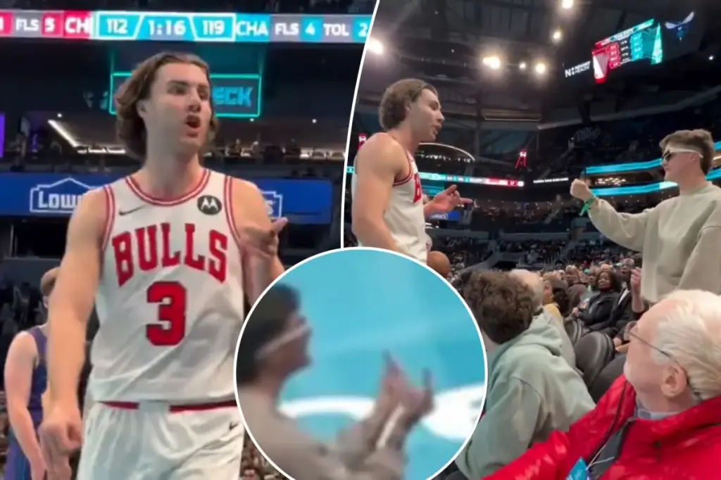 Fan removed after courtside interaction with Bulls' Josh Giddey