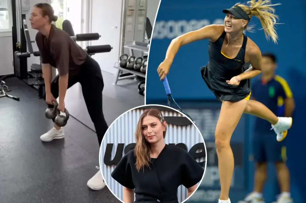 Fans of Maria Sharapova urge her to come back to tennis after seeing her workout video