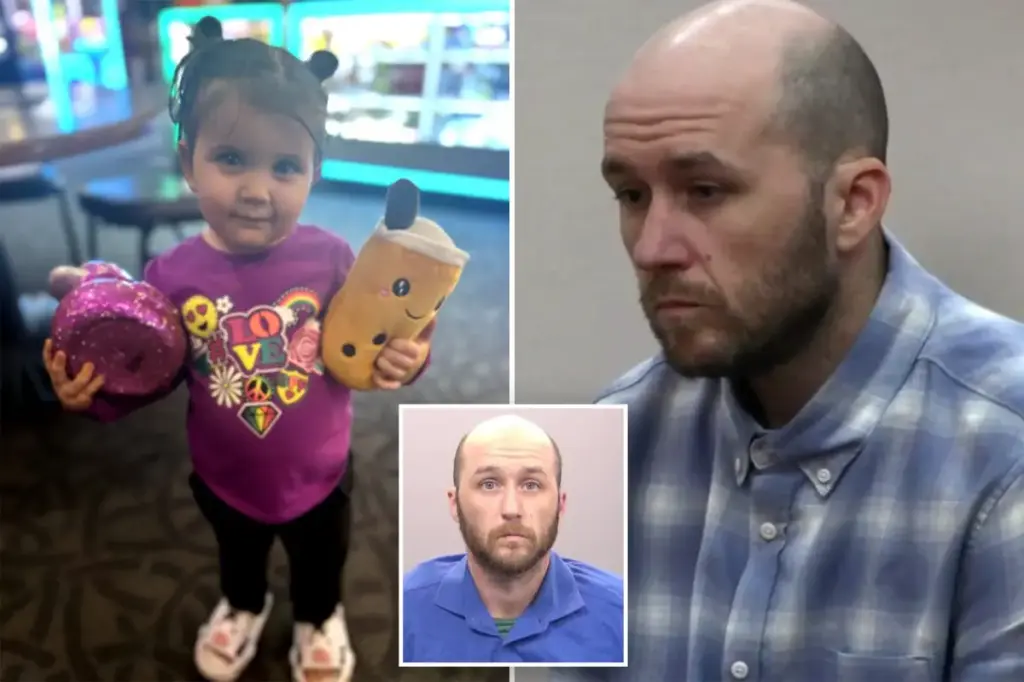 Father who was heavily intoxicated got out of a burning car, leaving his daughter in the car seat to perish.