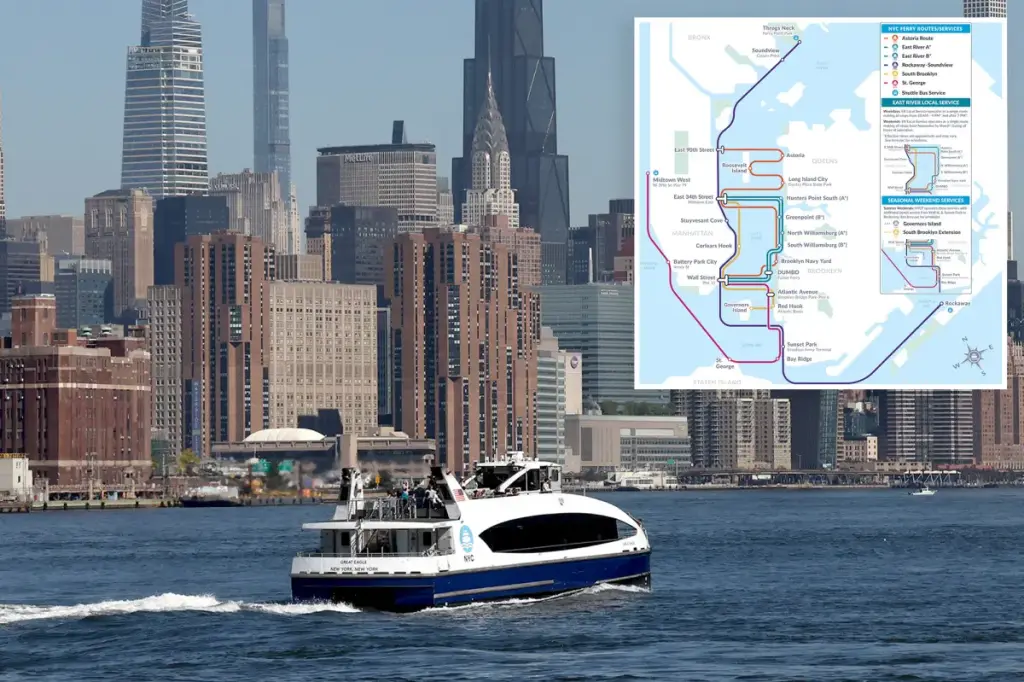 Ferry route changes in New York City set for December after surge in riders
