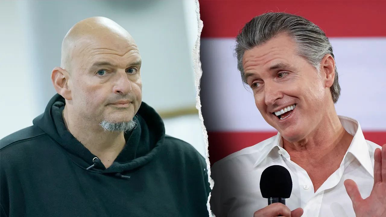 Fetterman dismisses Newsom's critique regarding his vote on the government shutdown.