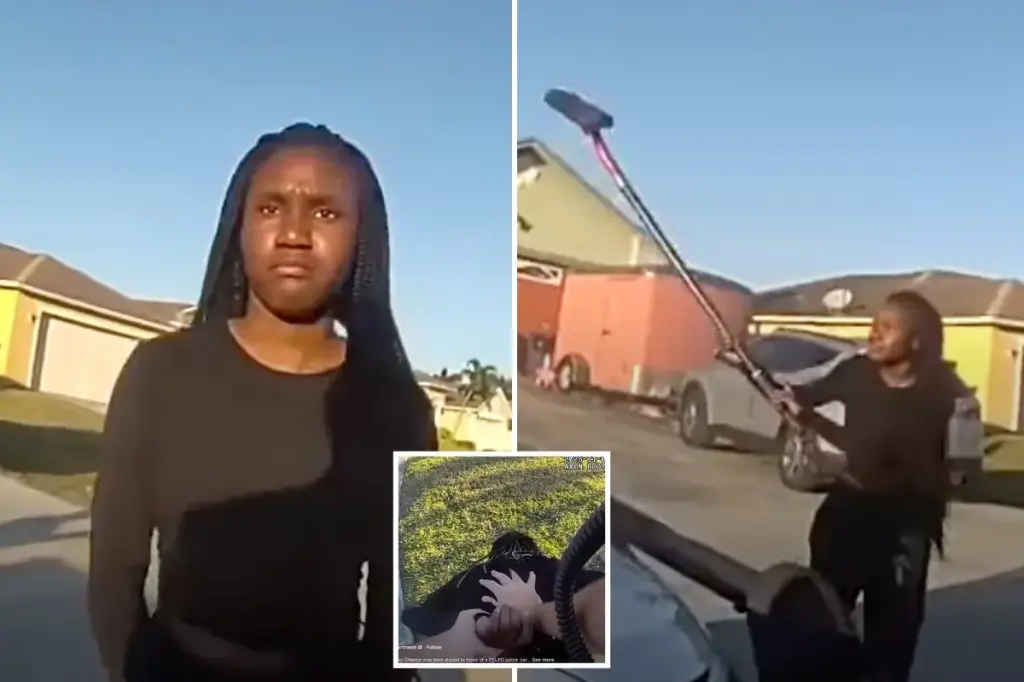 Florida teen faces felony charges for attacking police car with shovel