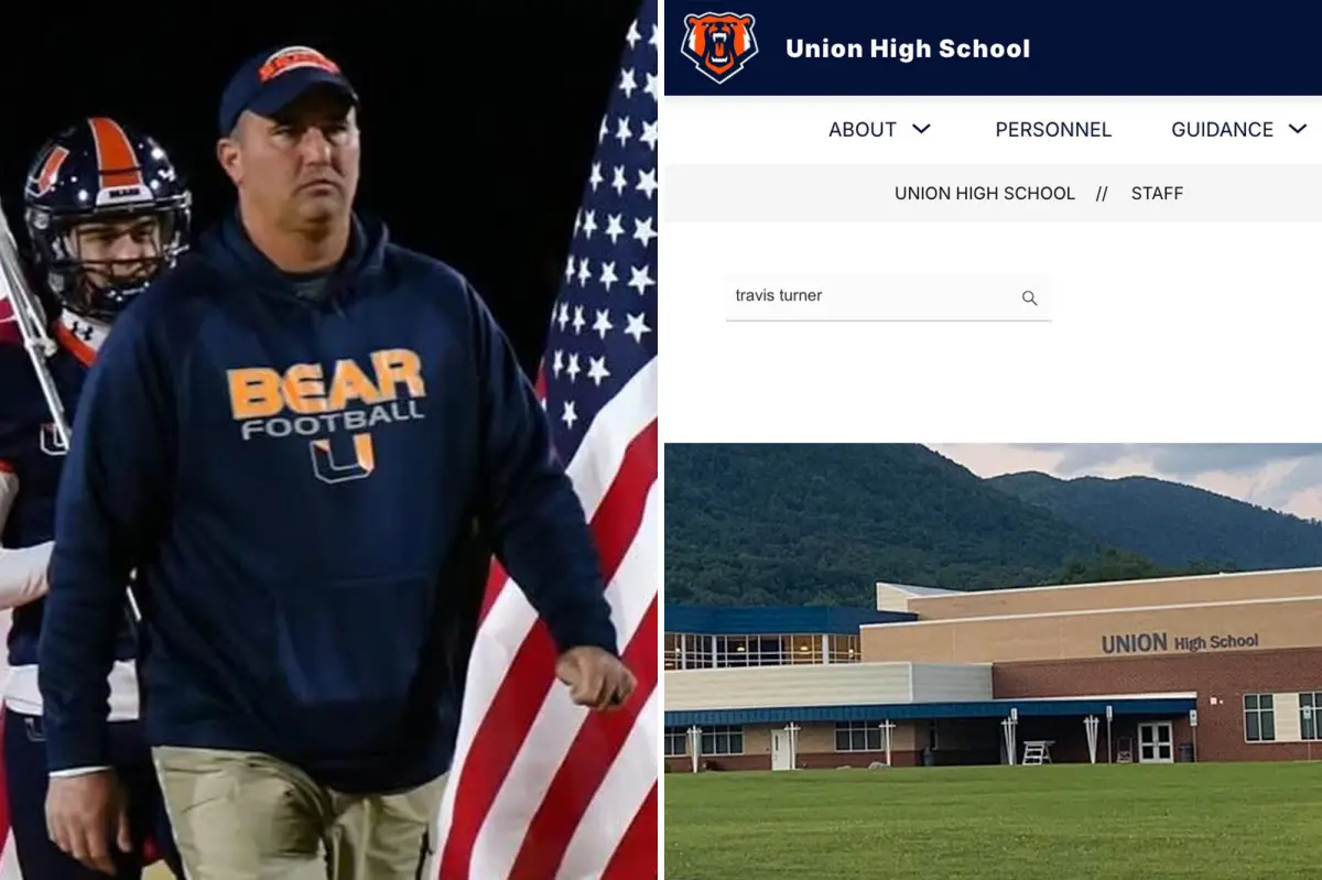 Football coach Travis Turner removed from high school website following child-sex allegations