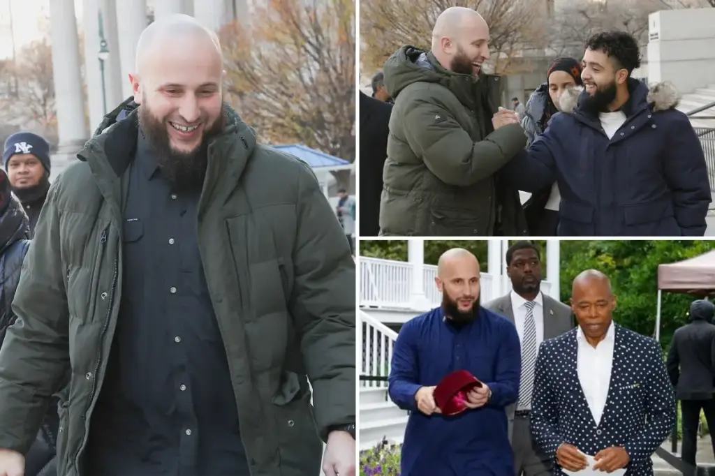 Former Adams aide Mohamed Bahi is emotional as he avoids prison.