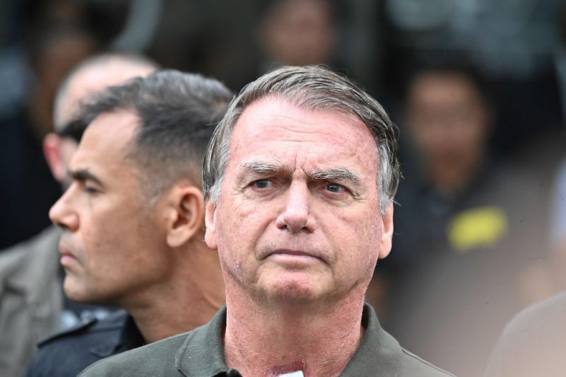 Former Brazilian President Bolsonaro detained before gathering to stop escape