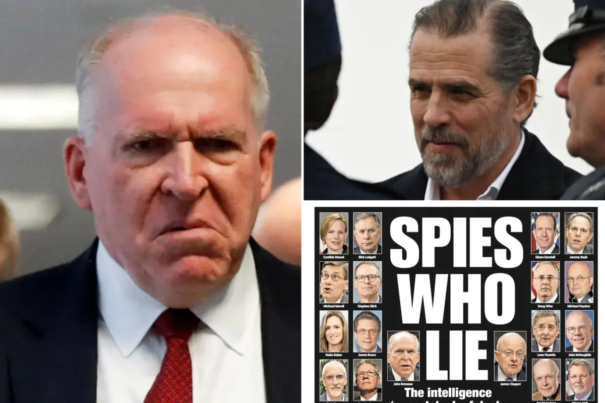 Former CIA Director John Brennan reacts strongly when questioned about Hunter Biden's laptop.
